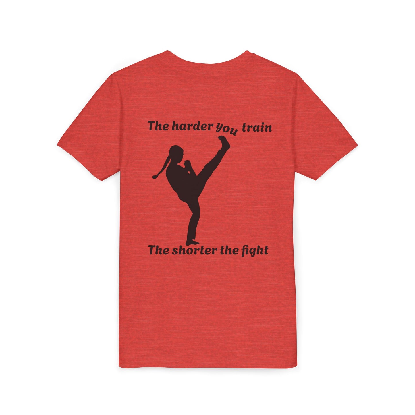 Harder you train girl ninja tshirt