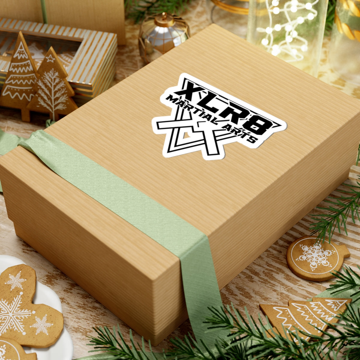 Martial Arts Sticker — “XLR8 Martial Arts” Kiss-Cut Logo Sticker