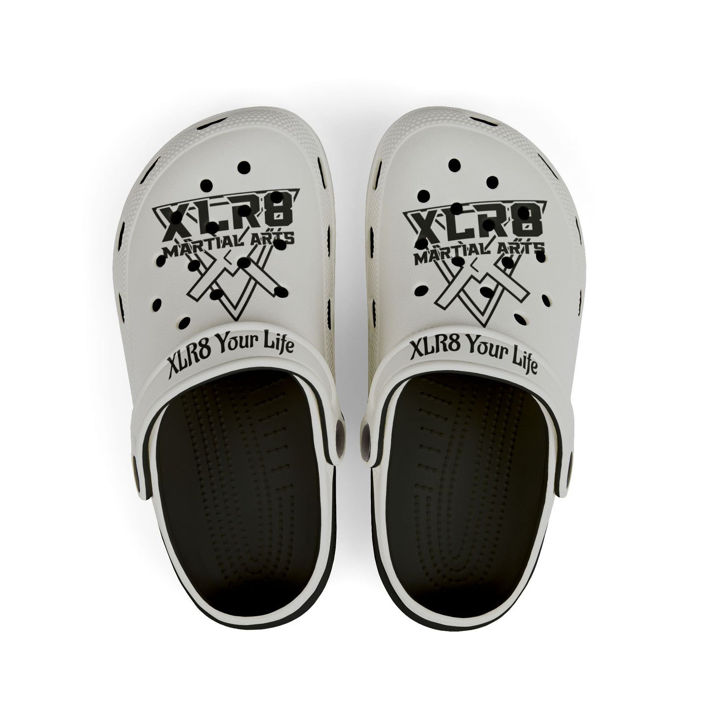 Kids EVA Foam Clogs – XLR8 Martial Arts "XLR8 Your Life" Graphic