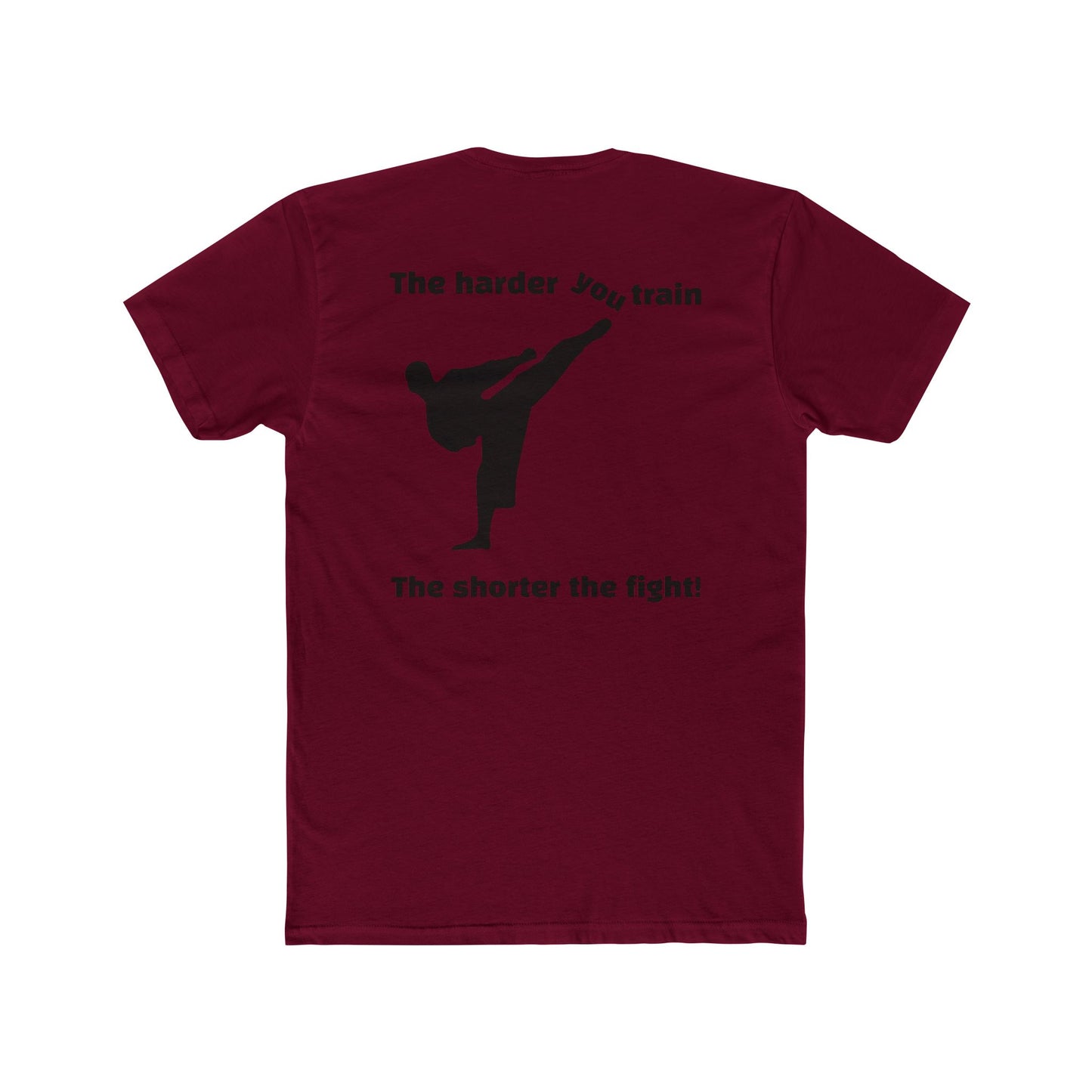 Motivational Martial Arts Tee, Workout Shirt, Fitness Gift, Unisex Crew Neck Tee, Karate Training Top, Sports Apparel