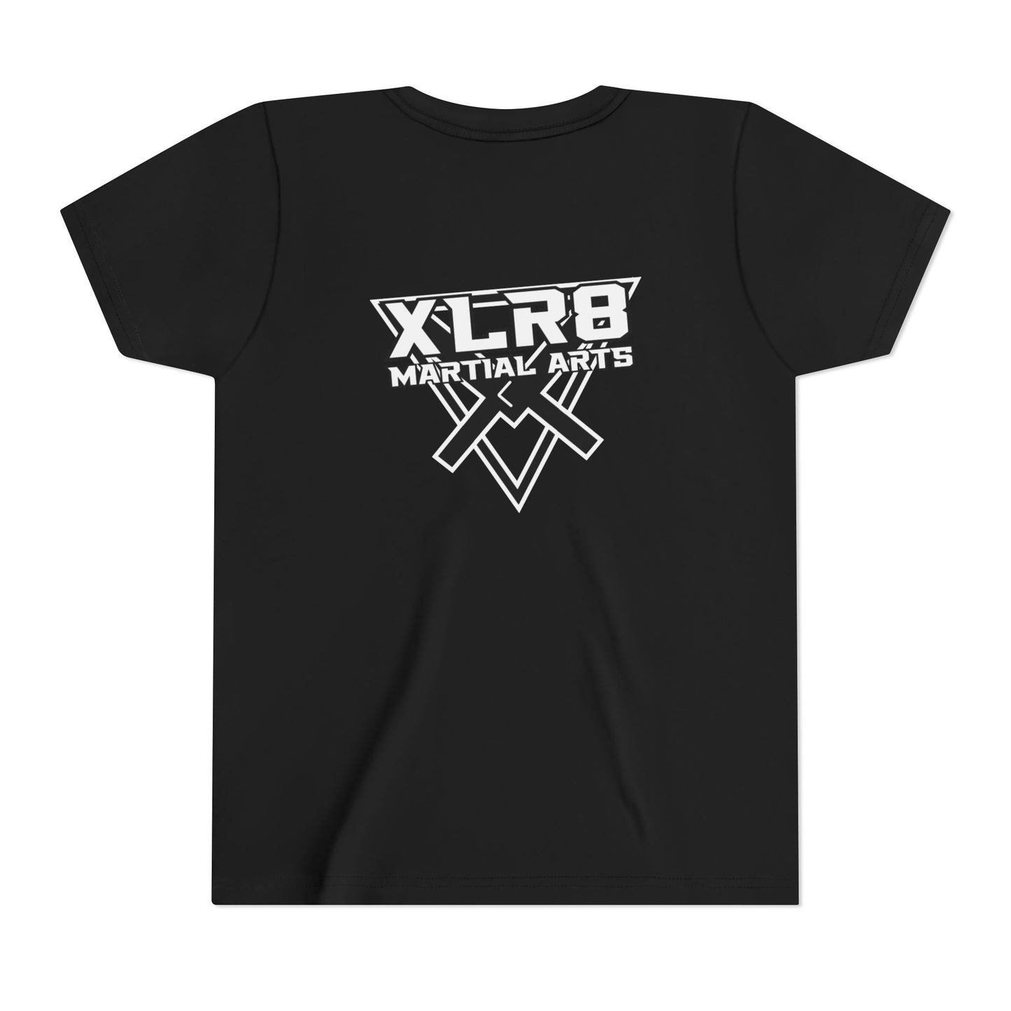 Youth Karate T-Shirt — "Warning: May Karate Chop Without Notice" Lochlan shirt