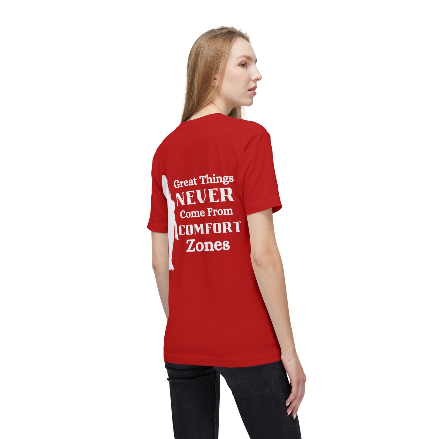 Motivational 'Great Things Never Come From Comfort Zones' T-Shirt- Bre Shirt