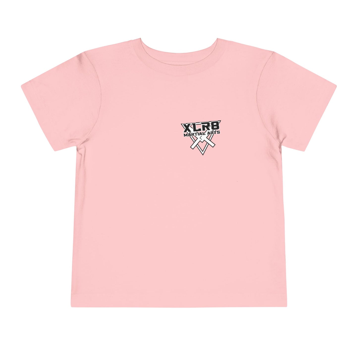 Toddler Tee — "Train Until the Belt Turns Black" Martial Arts Graphic