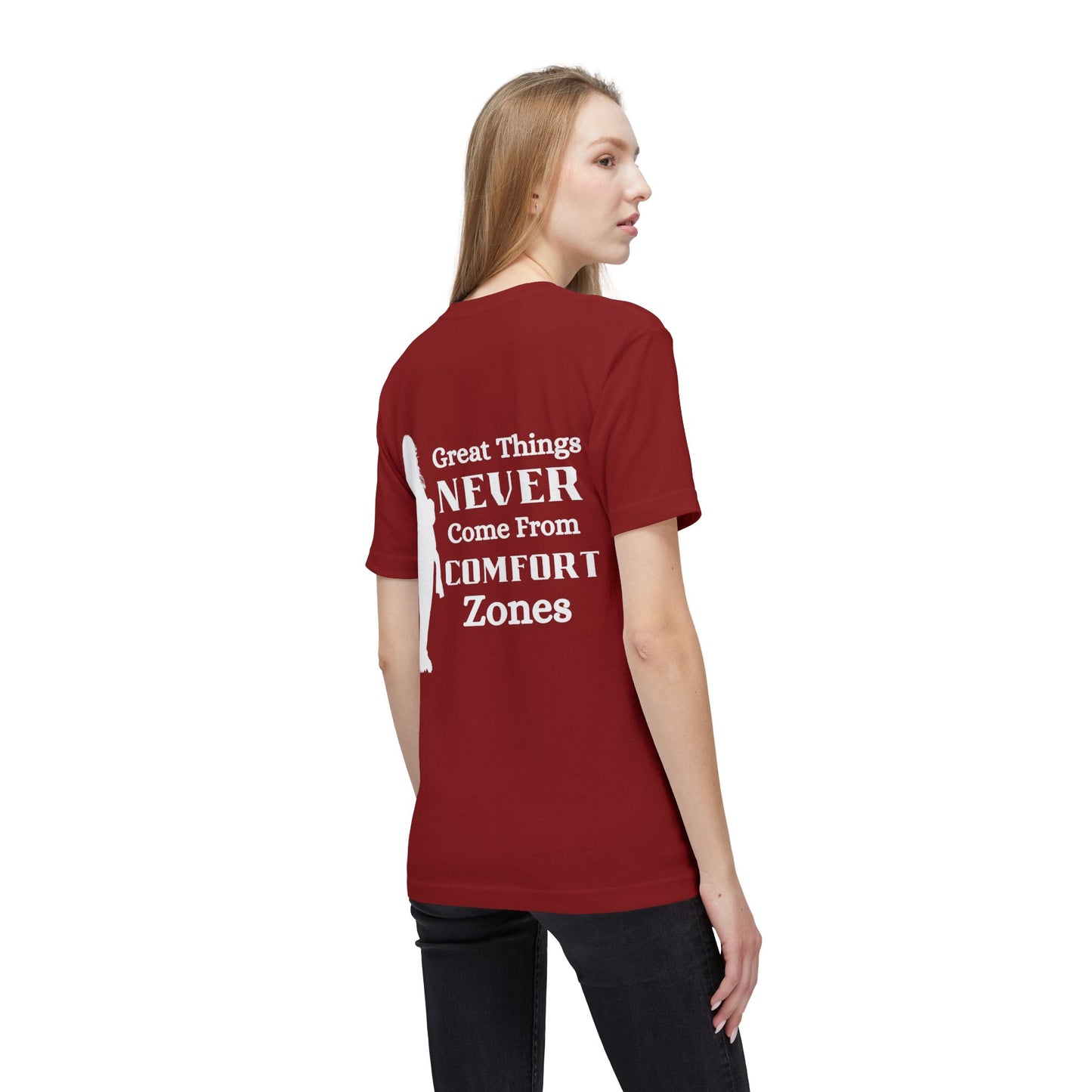 Motivational 'Great Things Never Come From Comfort Zones' T-Shirt- Bre Shirt