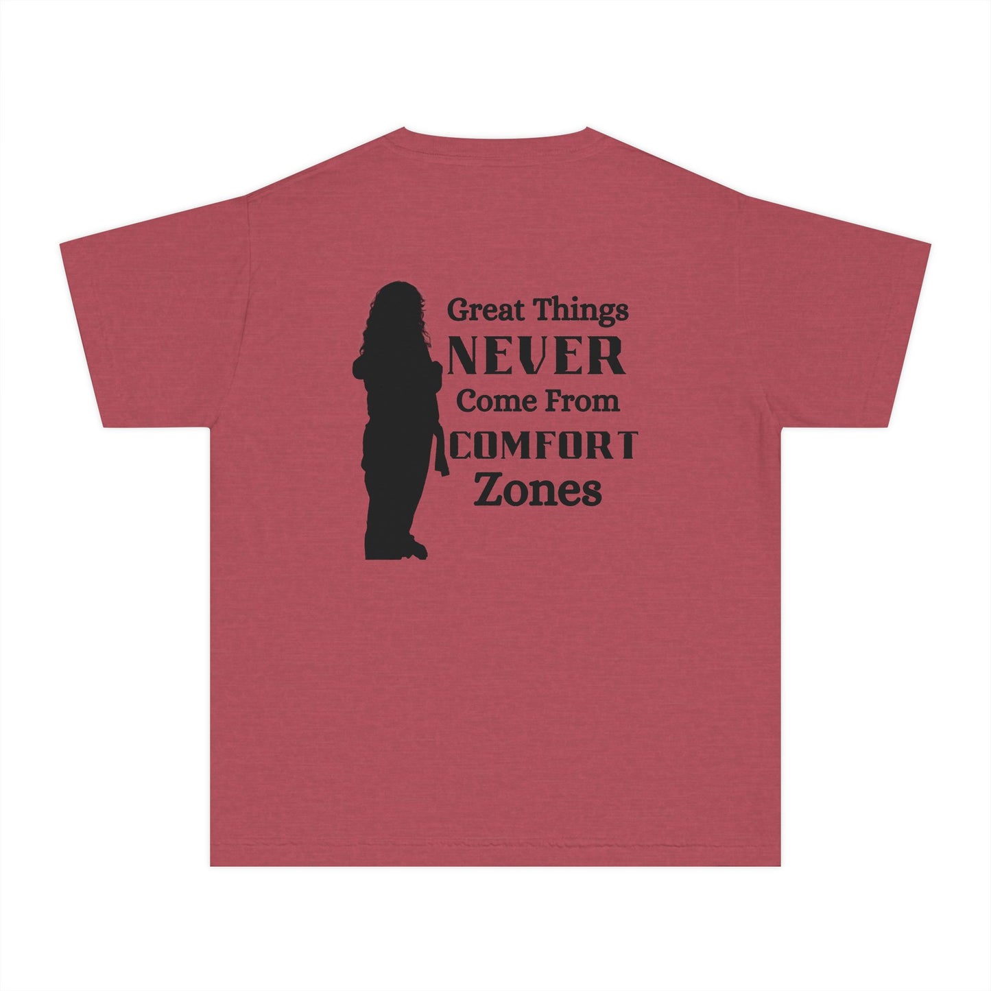 Motivational Youth Tee — "Great Things Never Come From Comfort Zones" The Bre shirt