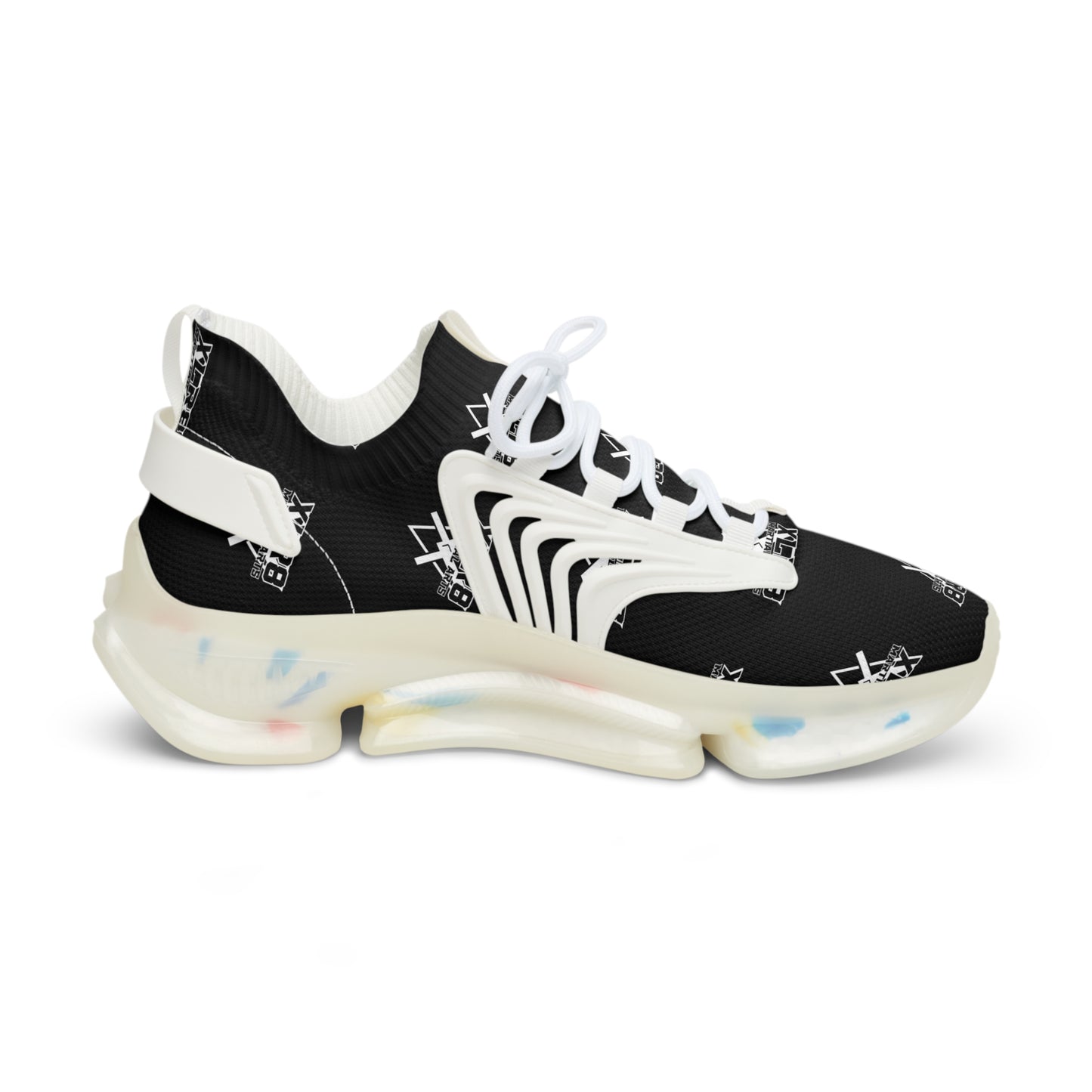 Stylish Men's Mesh Sneakers - Trendy Black Athletic Shoes for Comfort & Performance