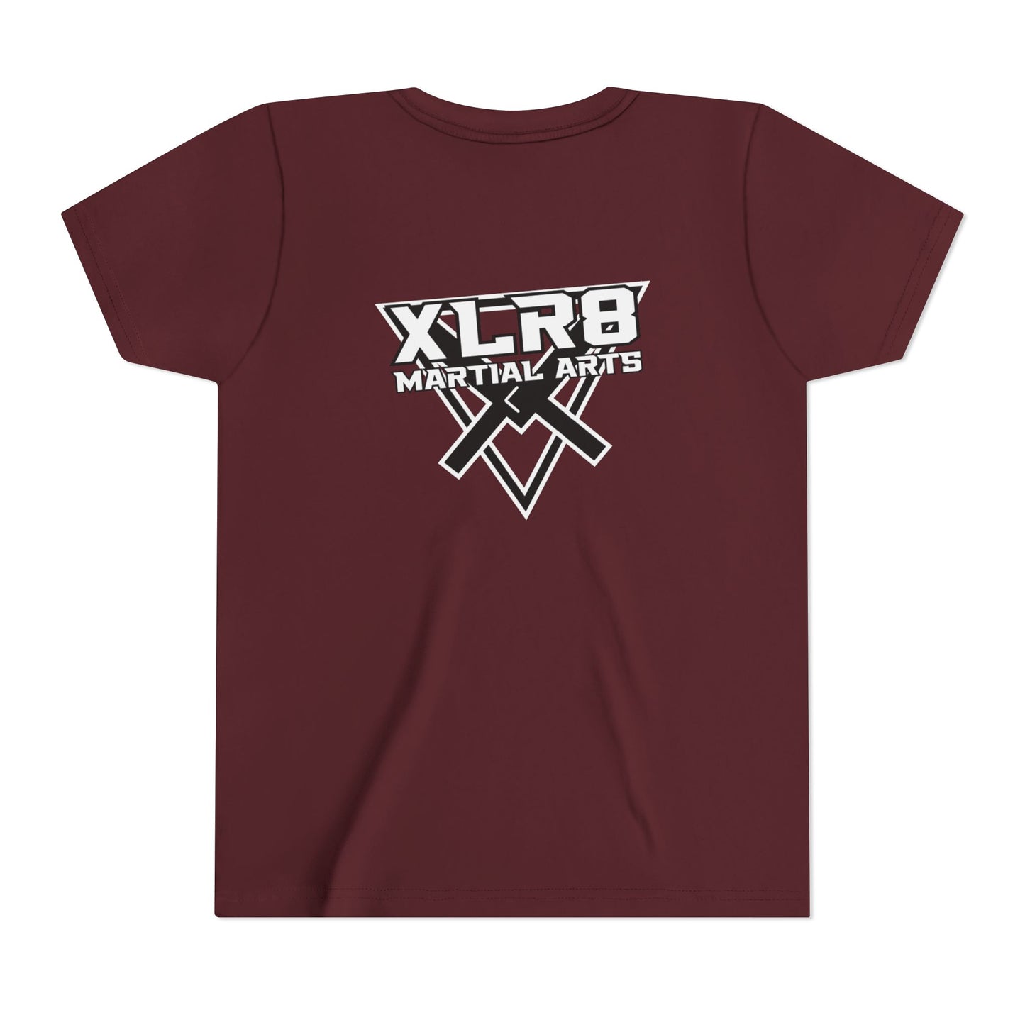 Youth Karate T-Shirt — "Warning: May Karate Chop Without Notice" Lochlan shirt