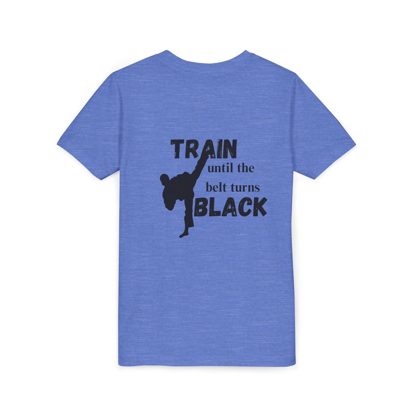 Youth Tee — "Train Until the Belt Turns Black" Martial Arts Shirt