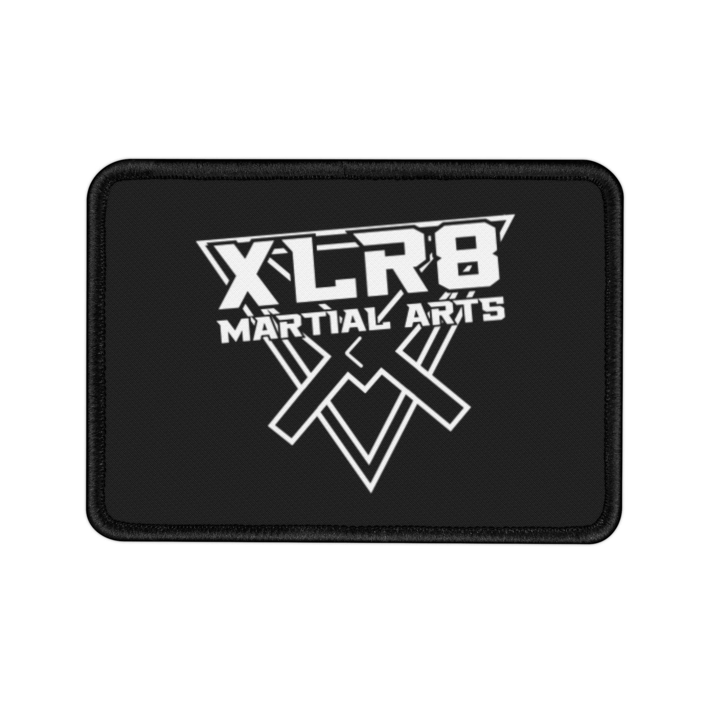 XLR8 Martial Arts Iron-On Patches - Stylish Custom Patch for Martial Arts Enthusiasts