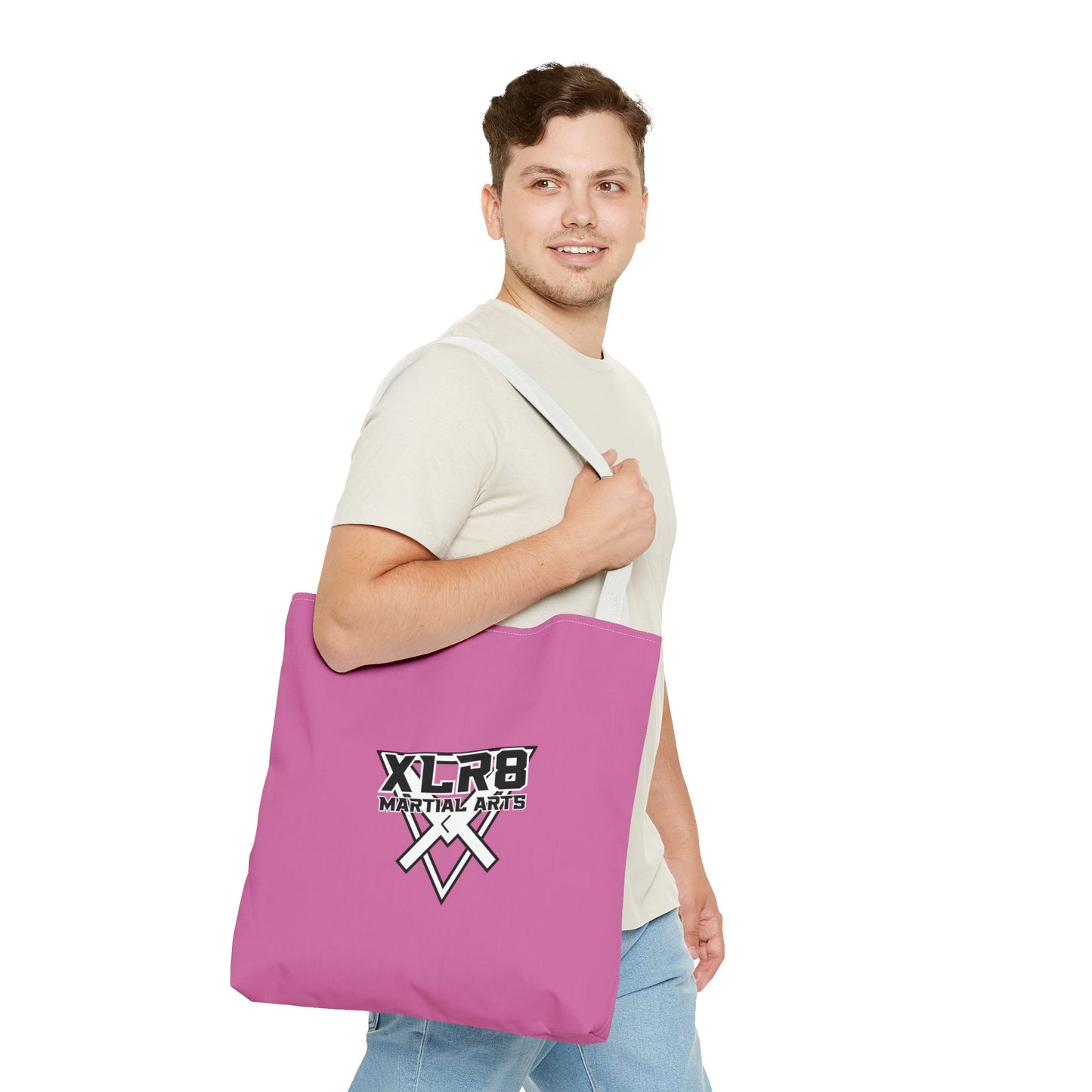 Empowering Martial Arts Tote Bag - Inspirational Quote & Logo Design