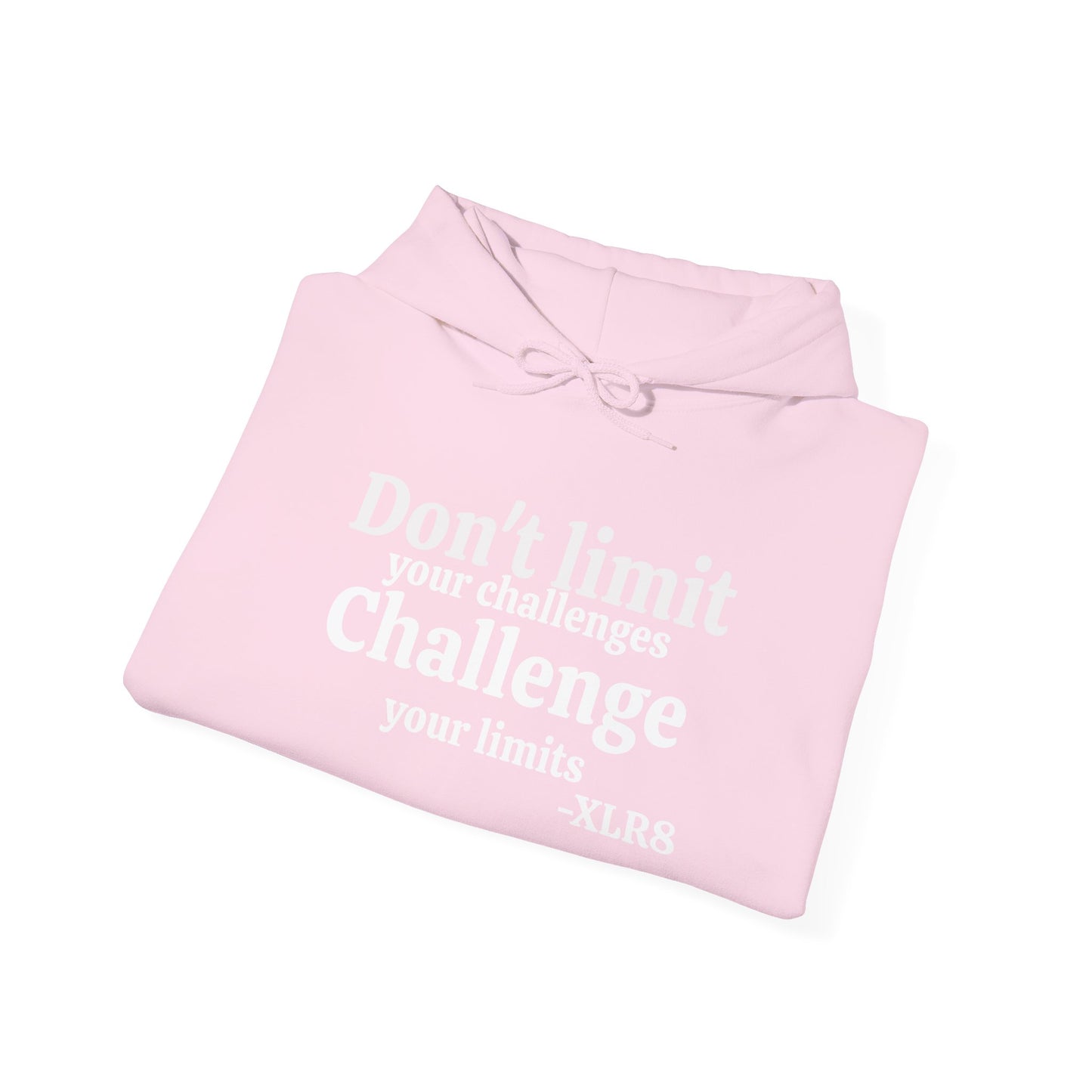 Motivational Hoodie — “Don’t Limit Your Challenges. Challenge Your Limits!” Martial Arts Logo