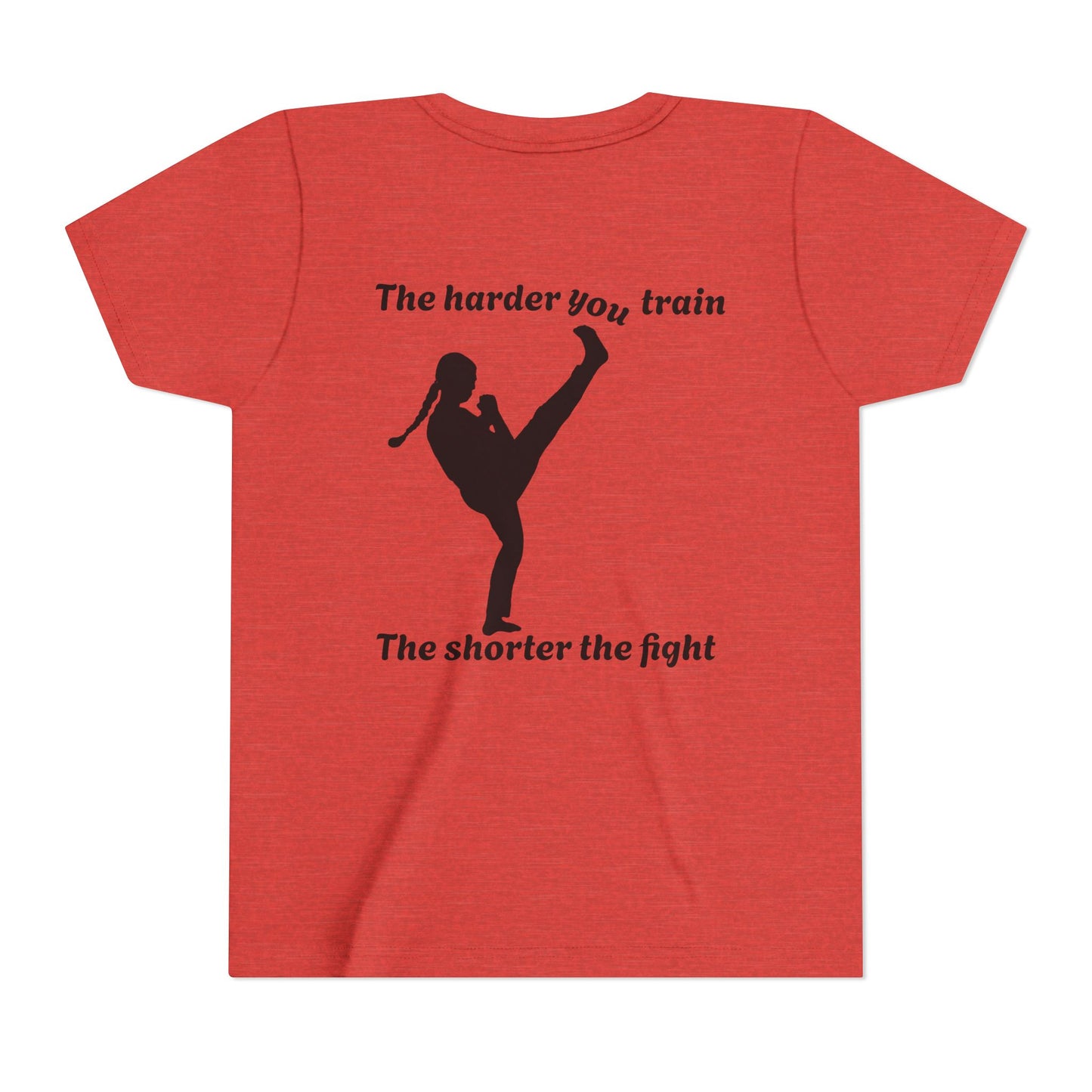 Harder you train girl ninja tshirt