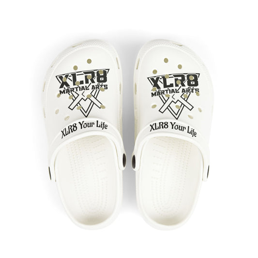 Kids EVA Foam Clogs – XLR8 Martial Arts "XLR8 Your Life" Graphic