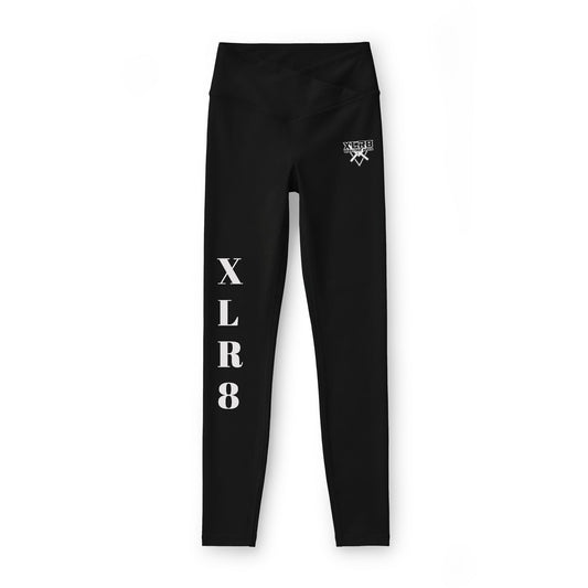 Women’s Luxe Leggings — XLR8 Vertical Logo Performance Leggings