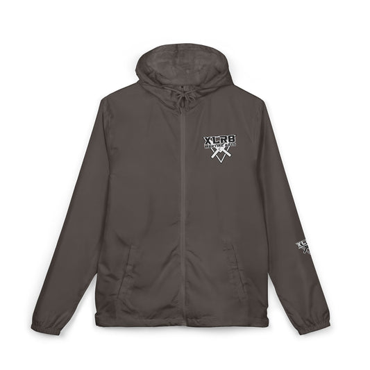 Windbreaker Jacket — Gothic Cross Logo Streetwear