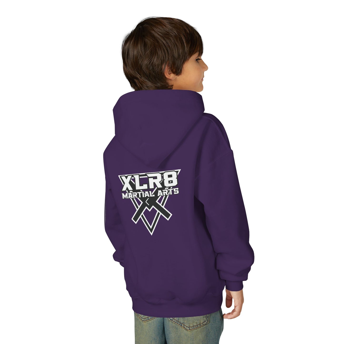 Youth Hoodie – "Don't limit your challenges. Challenge your limits." Martial Arts Motivational Sweatshirt