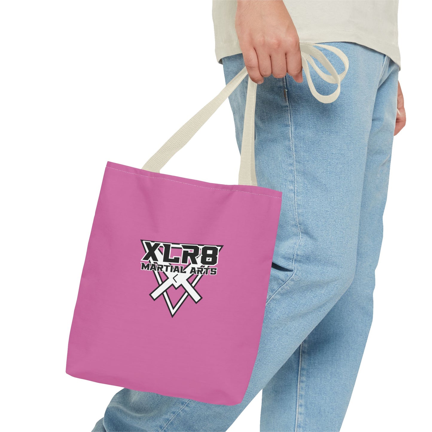 Empowering Martial Arts Tote Bag - Inspirational Quote & Logo Design