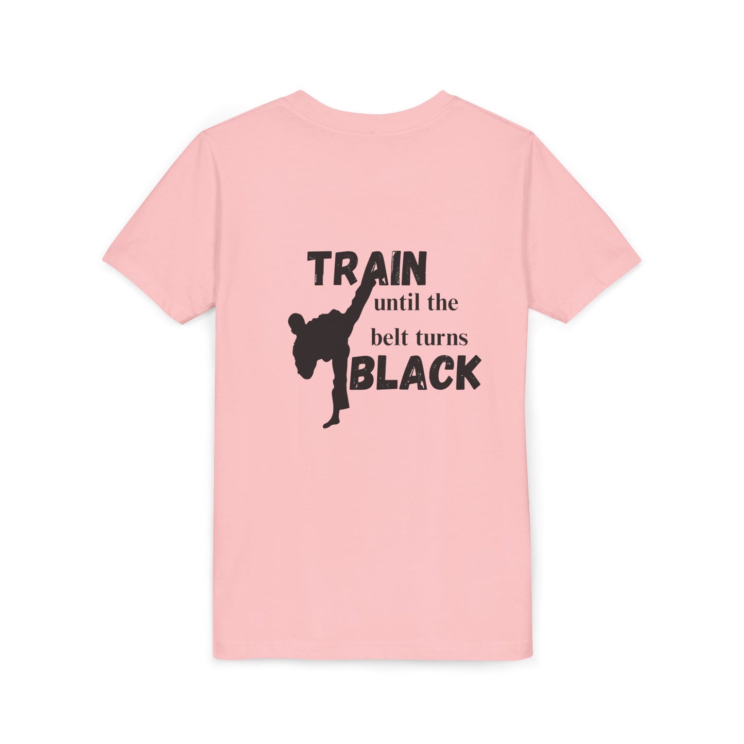 Youth Tee — "Train Until the Belt Turns Black" Martial Arts Shirt