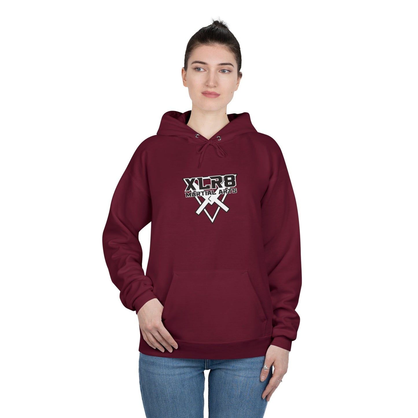 Large Logo But did you die hoodie