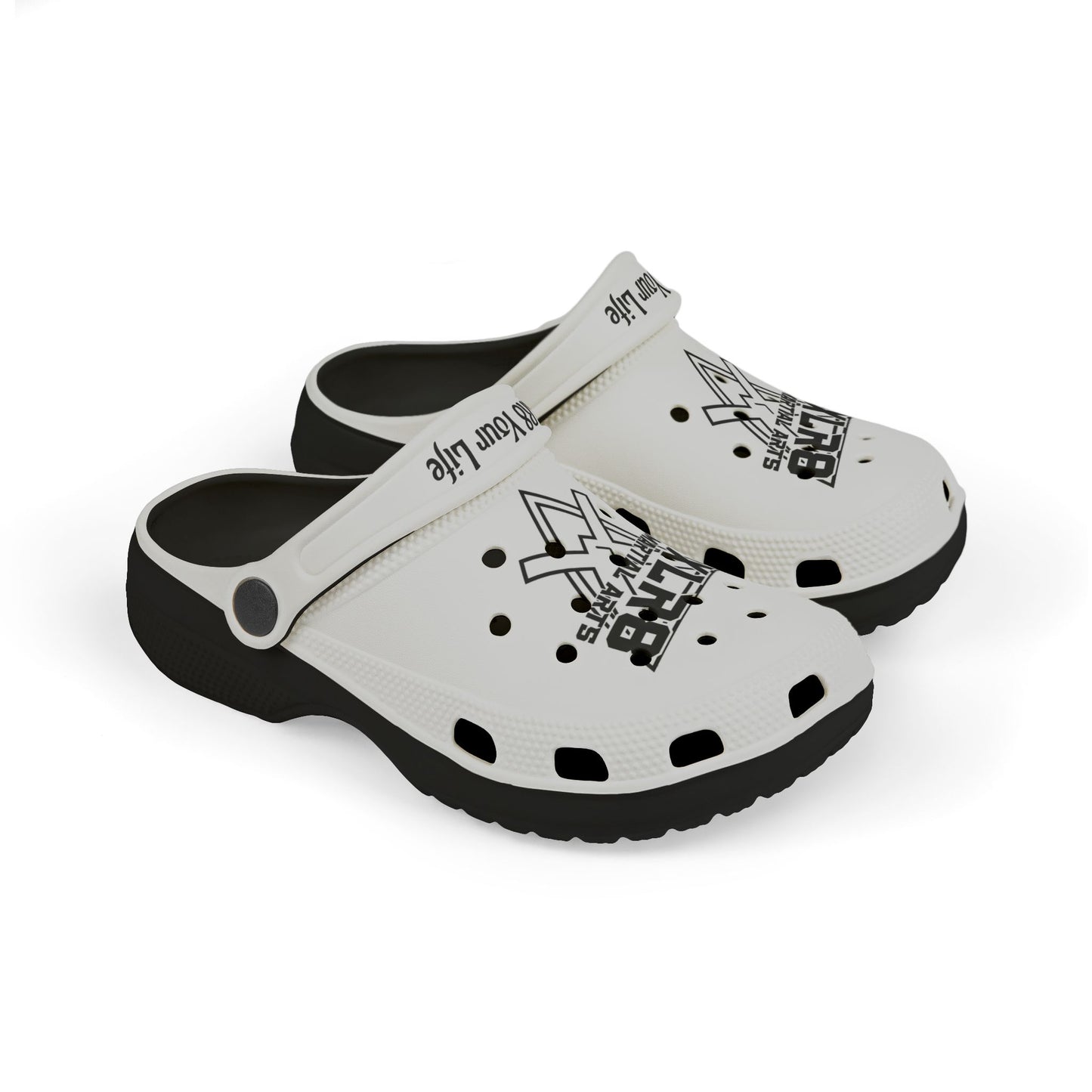 Kids EVA Foam Clogs – XLR8 Martial Arts "XLR8 Your Life" Graphic