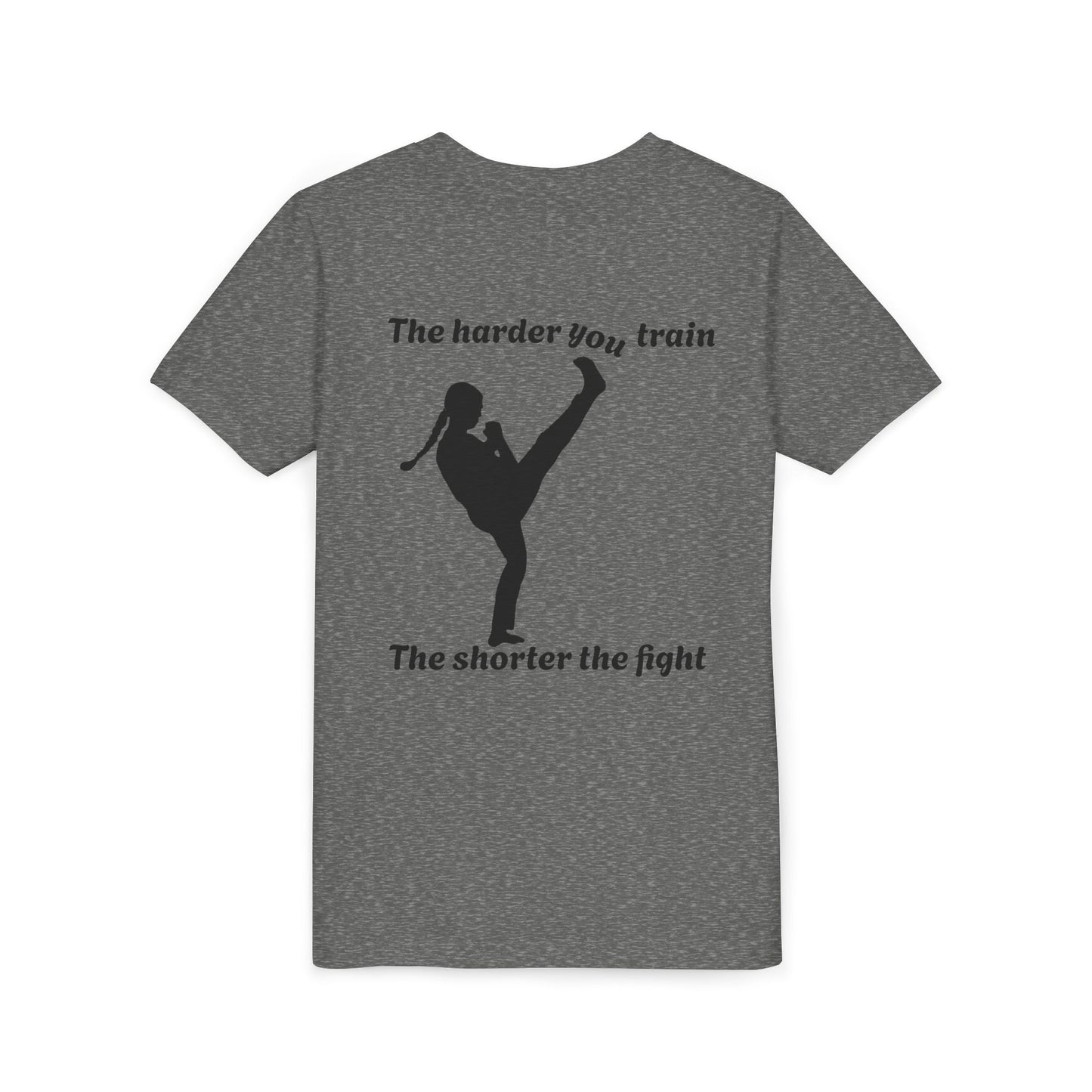 Harder you train girl ninja tshirt