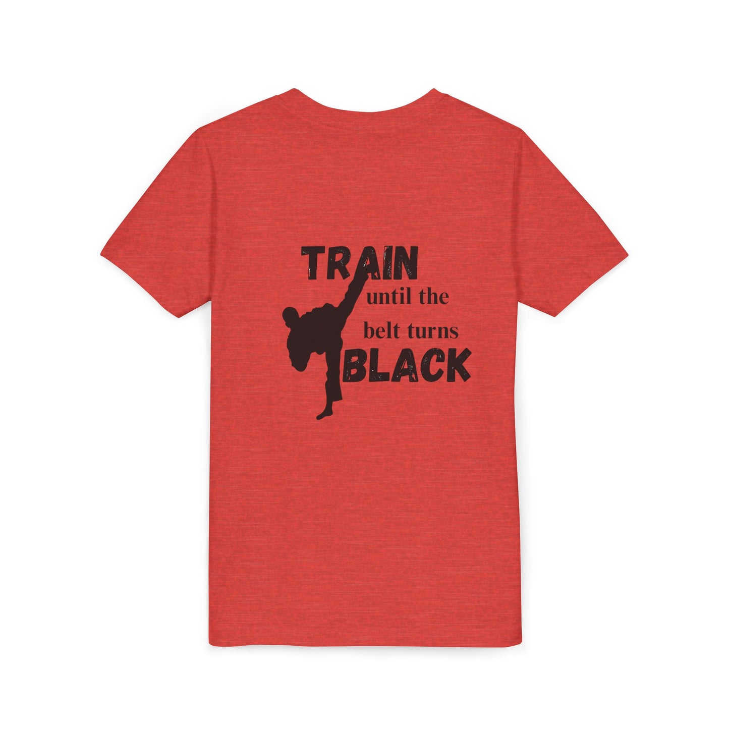 Youth Tee — "Train Until the Belt Turns Black" Martial Arts Shirt