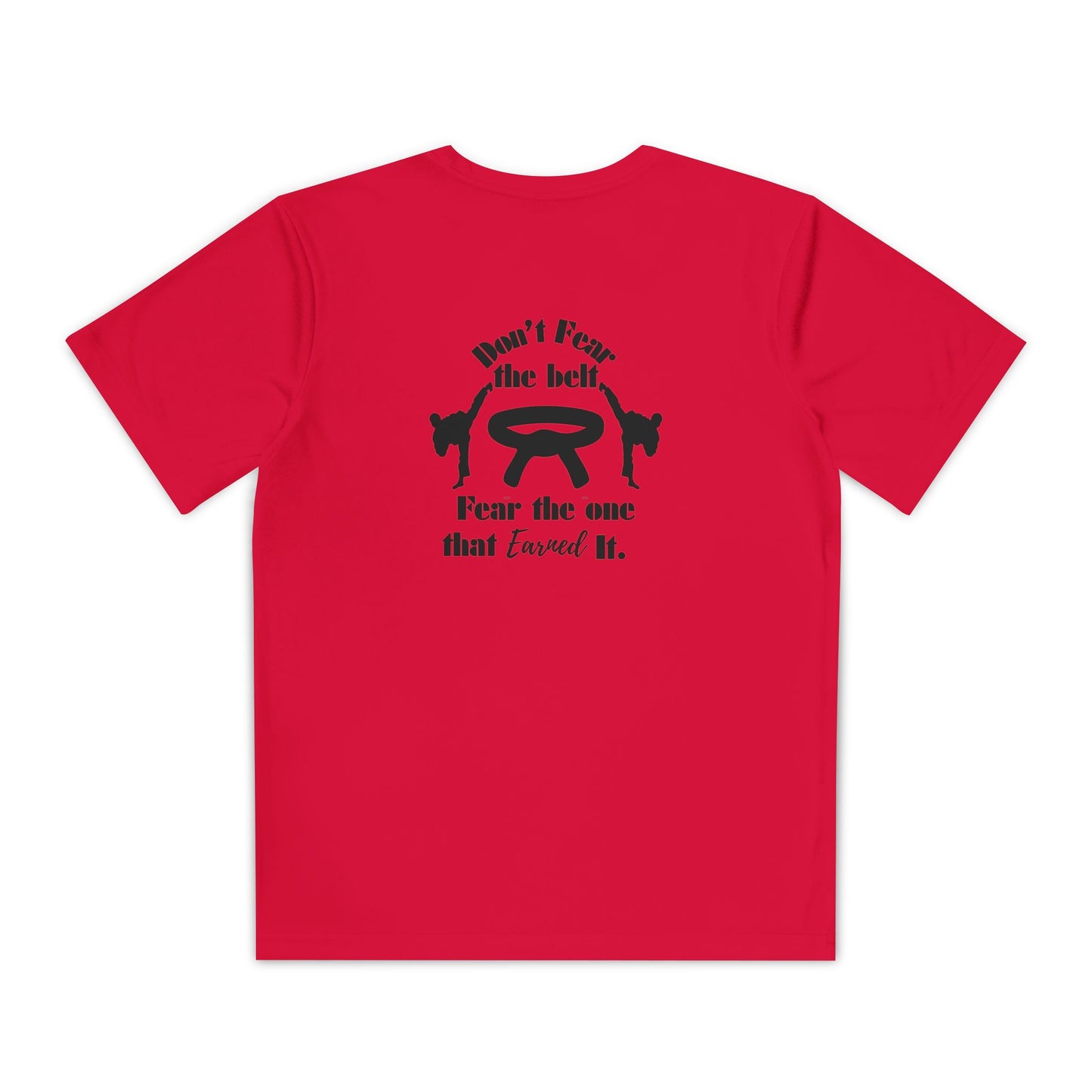 Youth Competitor Tee — "Don’t Fear the Belt" Kids Martial Arts T‑Shirt