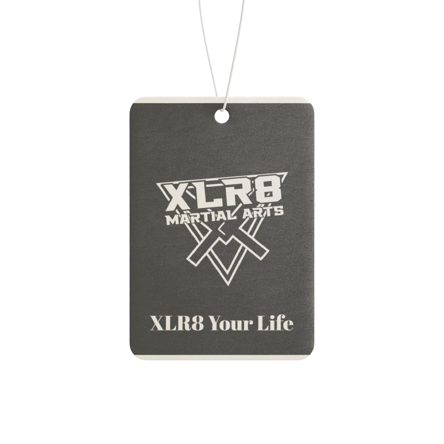 Car Air Freshener — XLR8 Martial Arts 'XLR8 Your Life' Scented Air Freshener