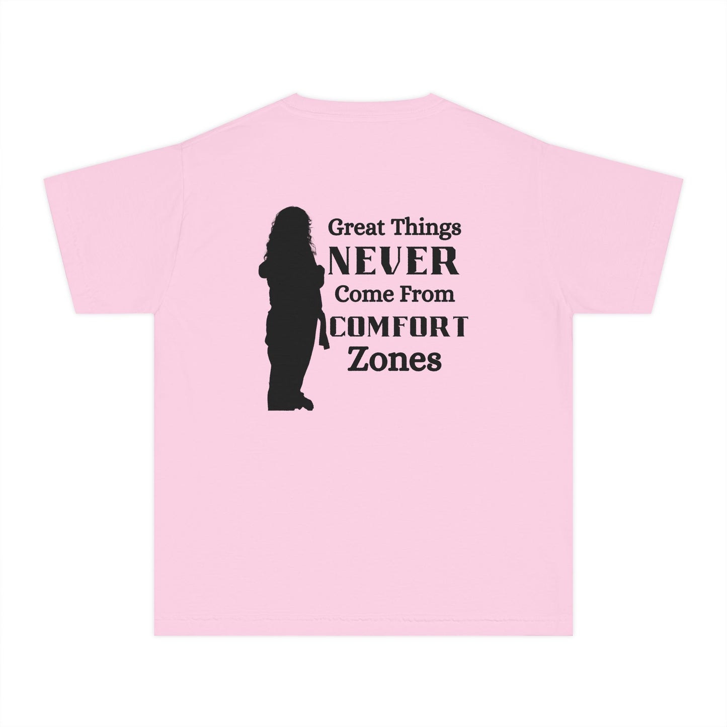 Motivational Youth Tee — "Great Things Never Come From Comfort Zones" The Bre shirt
