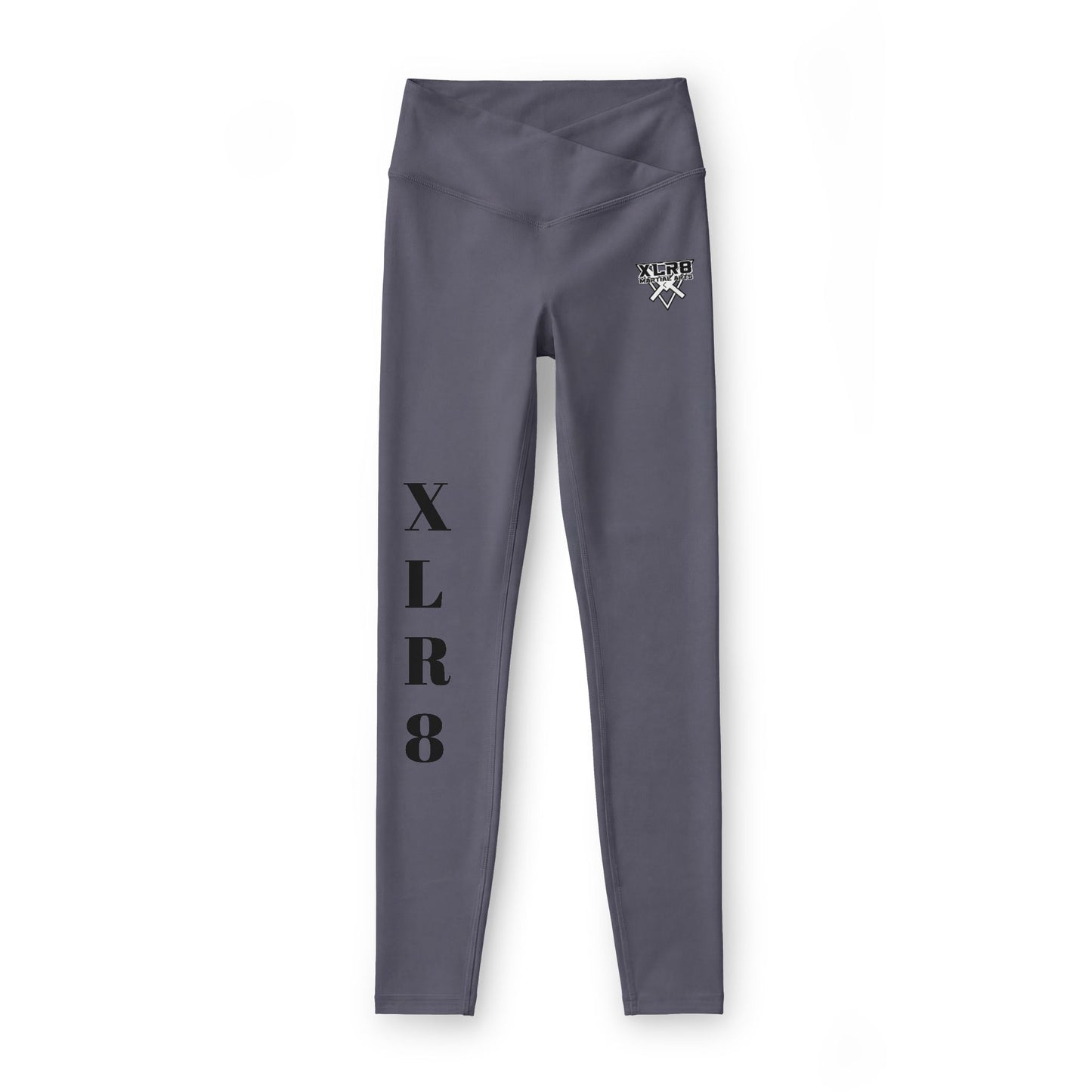 Women’s Luxe Leggings — XLR8 Vertical Logo Performance Leggings