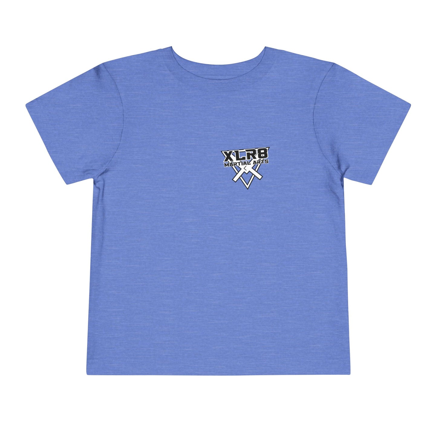 Toddler Tee — "Train Until the Belt Turns Black" Martial Arts Graphic