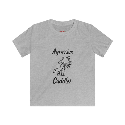 Kids Martial Arts T‑Shirt - "Aggressive Cuddler" design