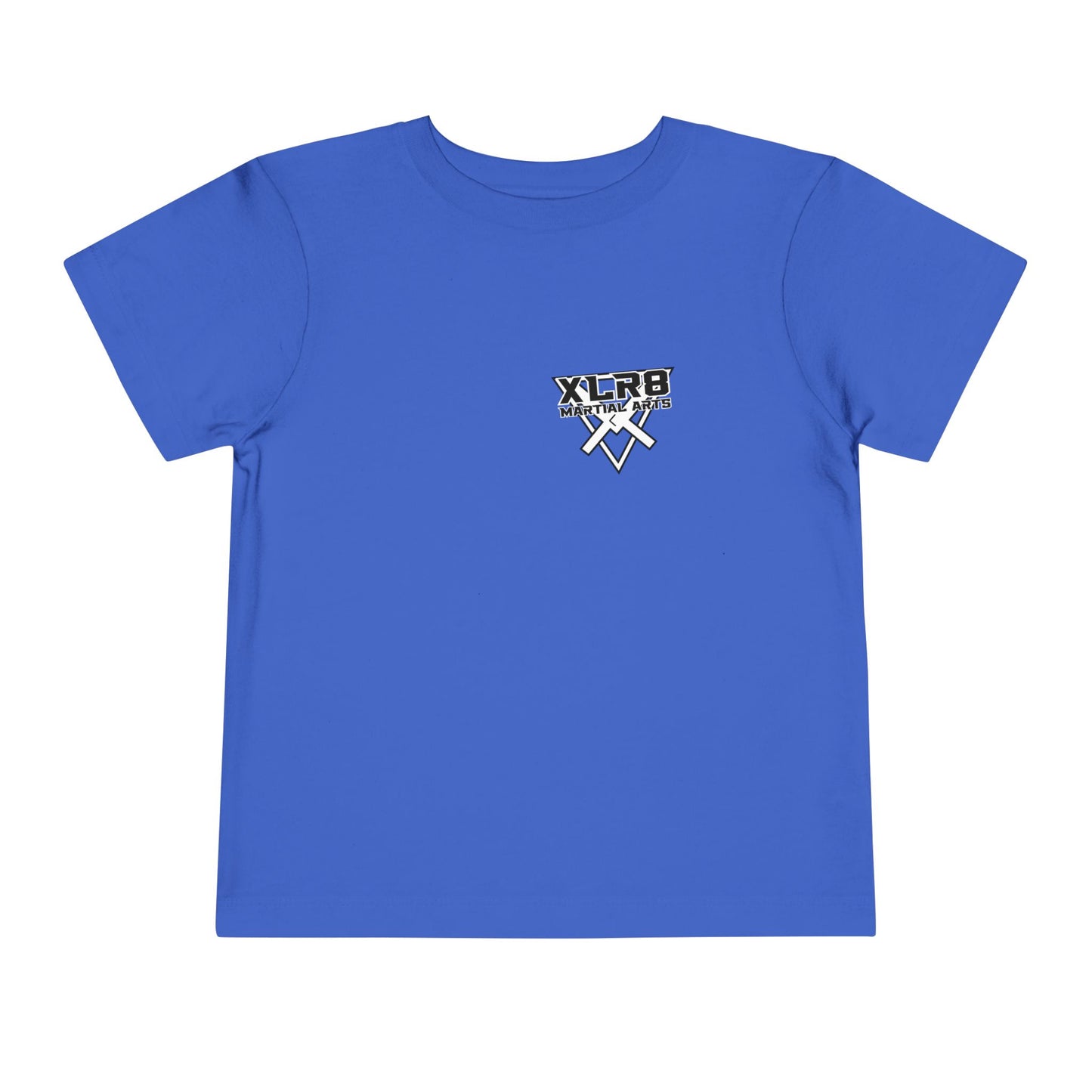 Toddler Tee — "Train Until the Belt Turns Black" Martial Arts Graphic