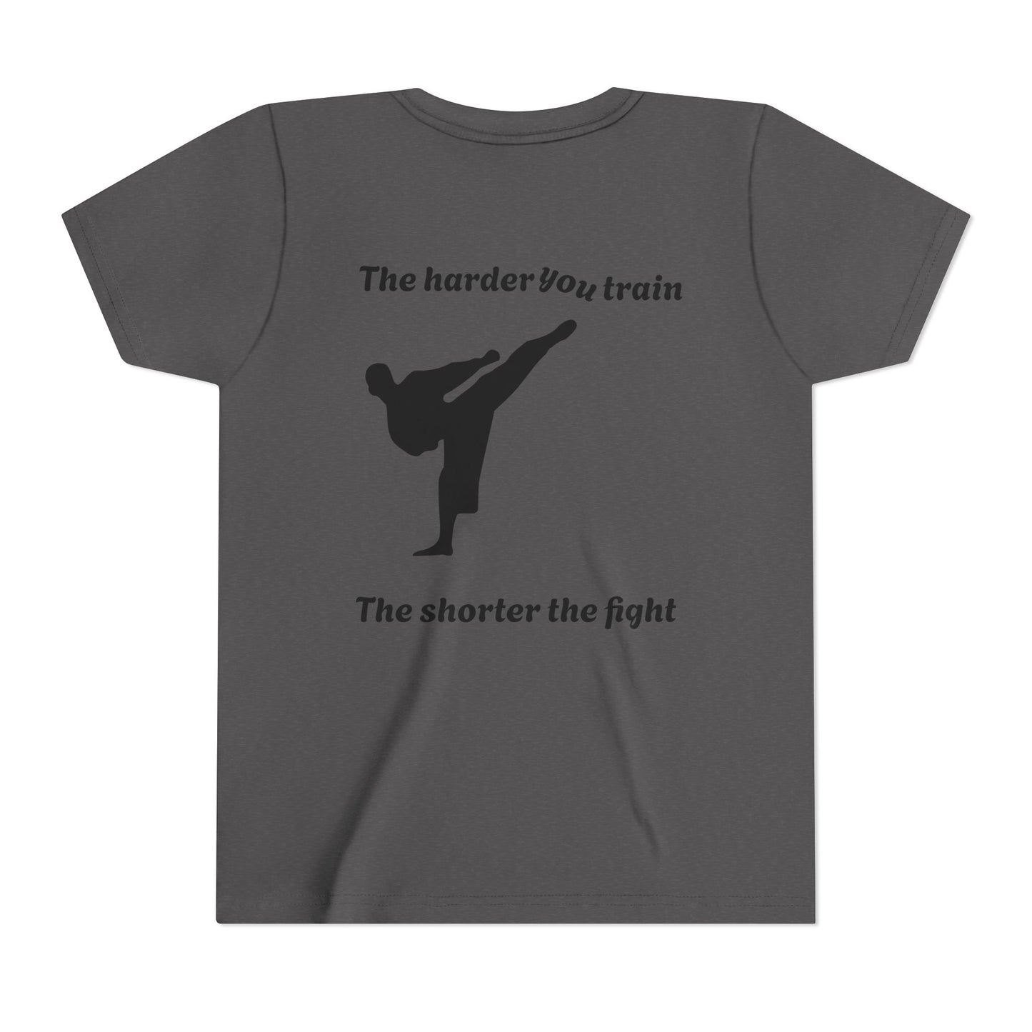 Youth Harder you train boy ninja tshirt