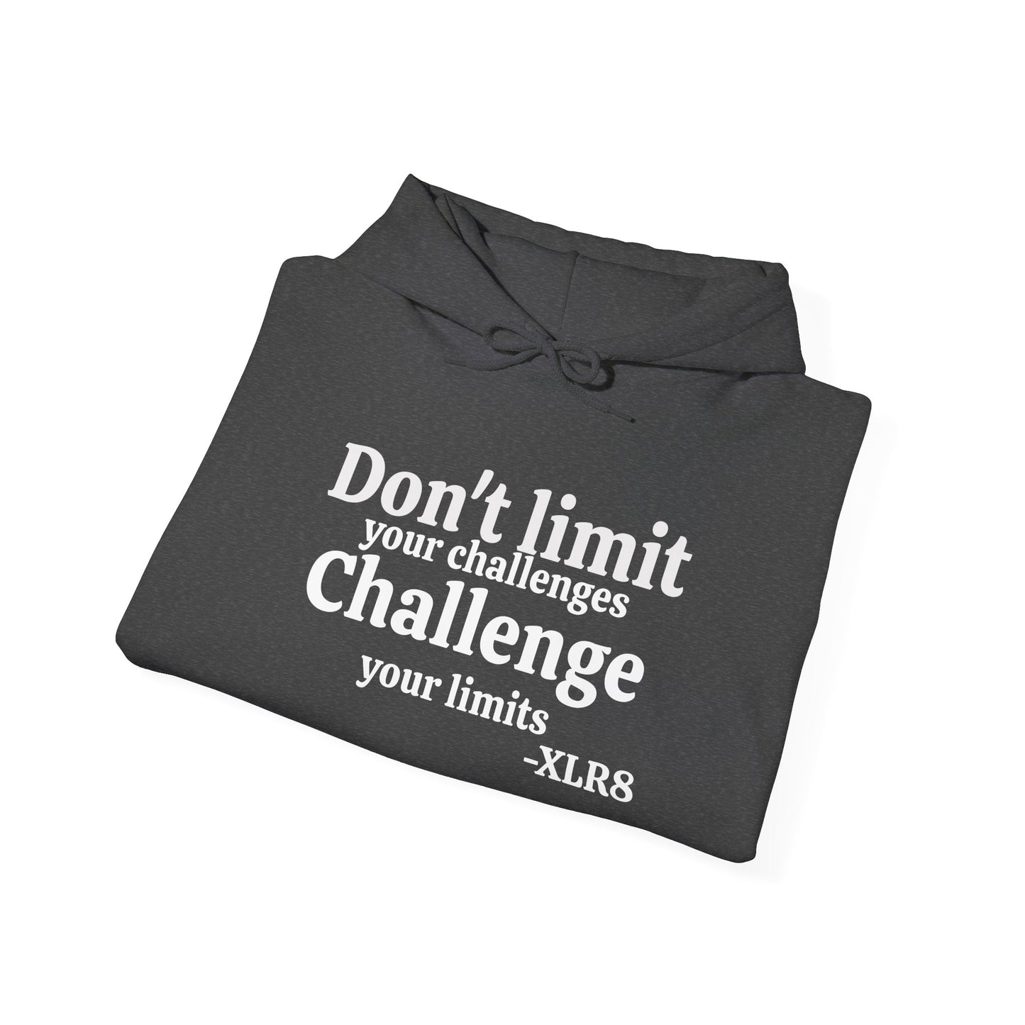 Motivational Hoodie — “Don’t Limit Your Challenges. Challenge Your Limits!” Martial Arts Logo