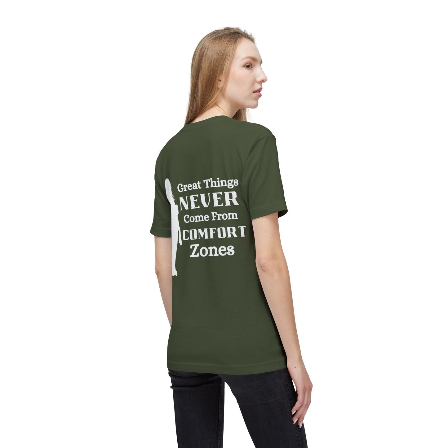 Motivational 'Great Things Never Come From Comfort Zones' T-Shirt- Bre Shirt