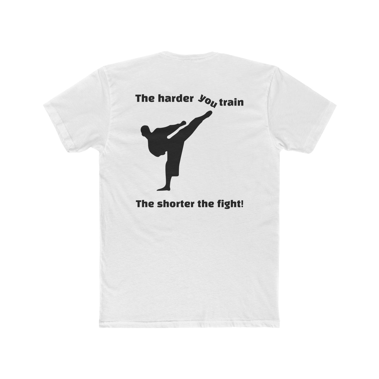 Motivational Martial Arts Tee, Workout Shirt, Fitness Gift, Unisex Crew Neck Tee, Karate Training Top, Sports Apparel