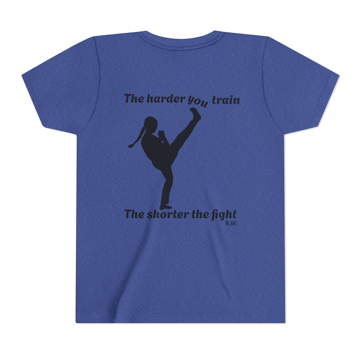 Harder you train girl ninja tshirt