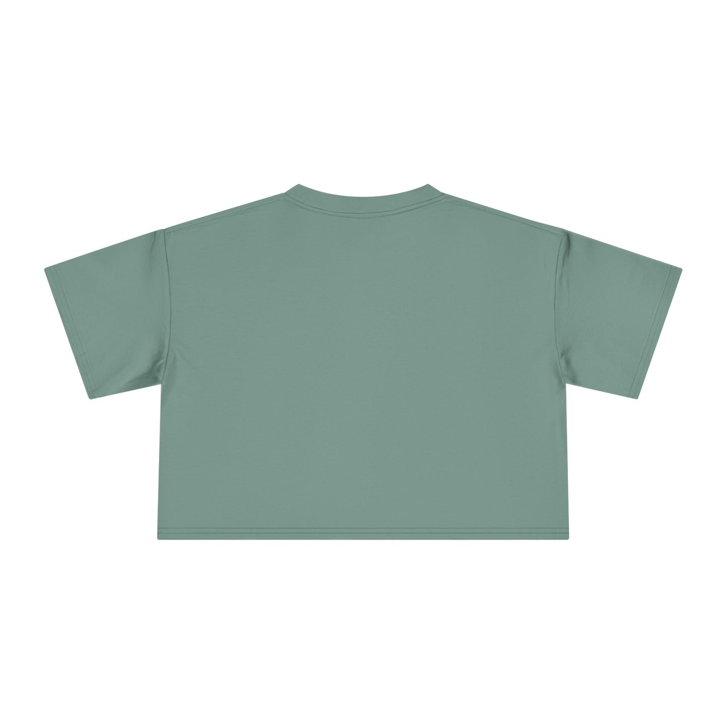 Women's Crop Tee — "I Closed My Book To Be Here" Reading Lover Graphic Top