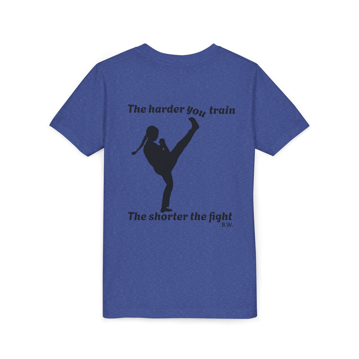 Harder you train girl ninja tshirt
