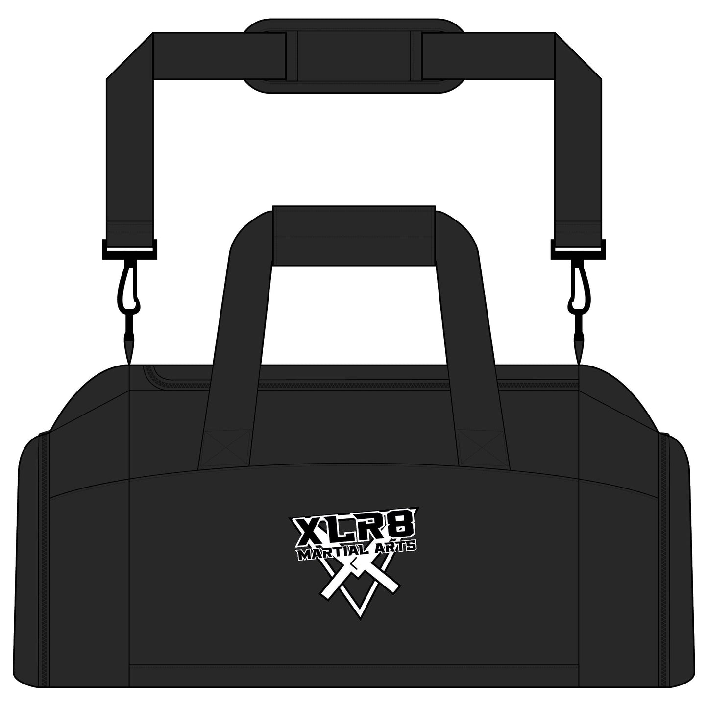 XLR8 Martial Arts Gym Bag — Durable Sports Duffle with Logo