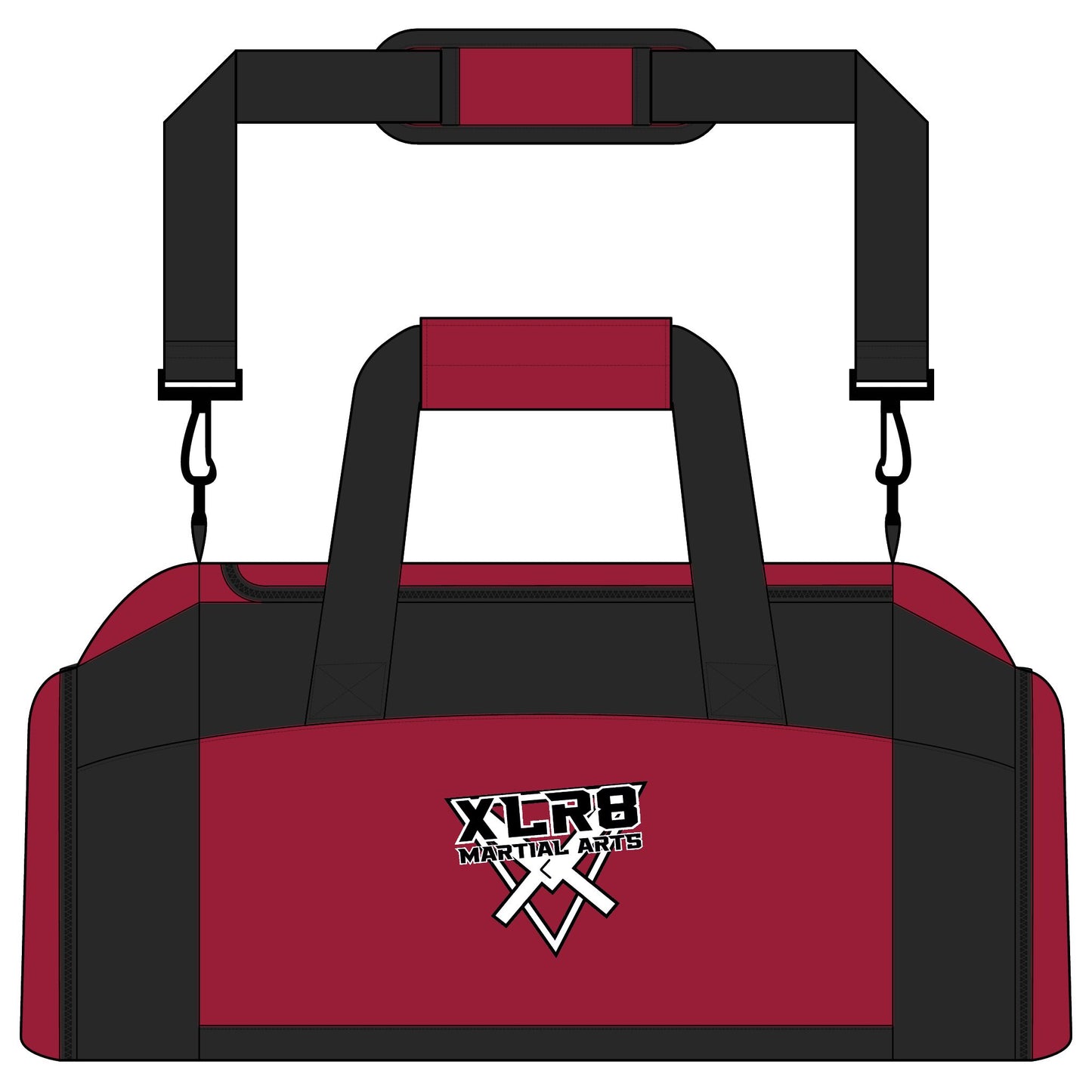 XLR8 Martial Arts Gym Bag — Durable Sports Duffle with Logo