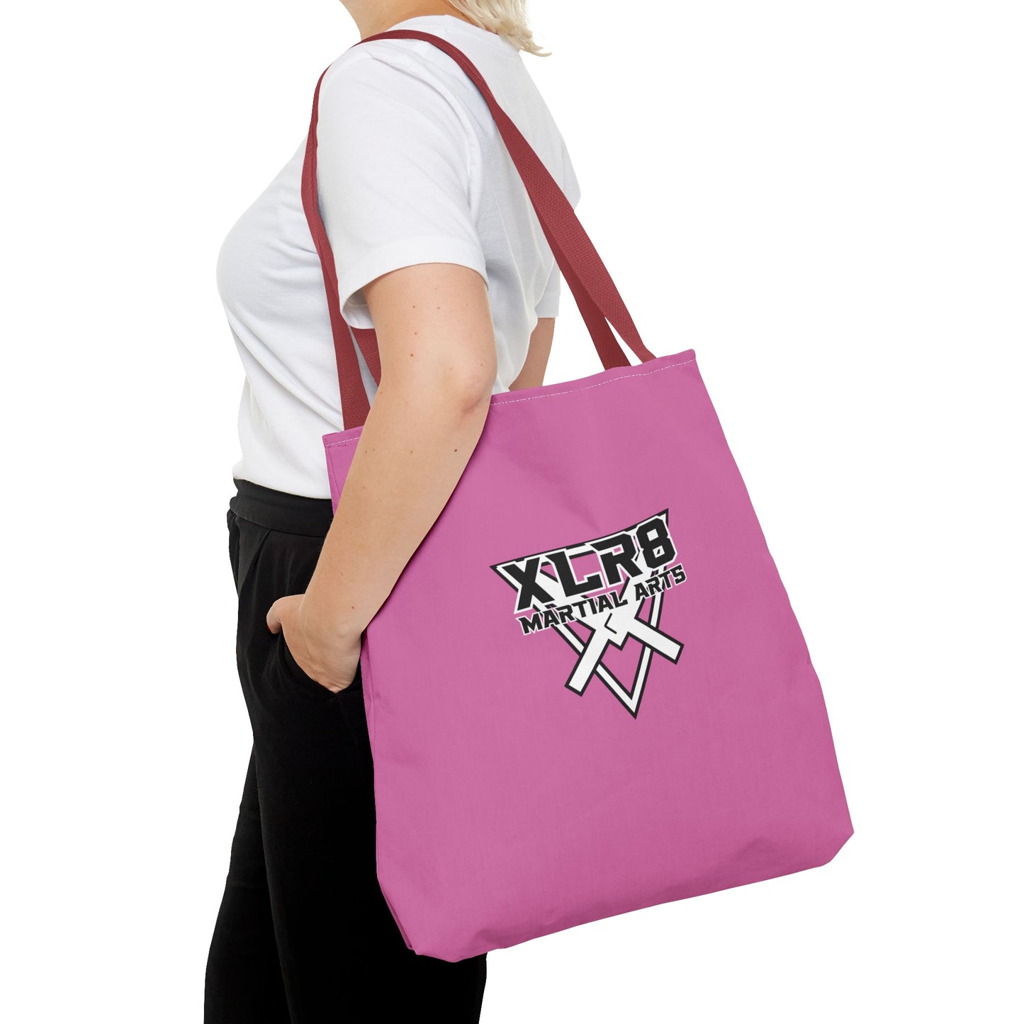 Empowering Martial Arts Tote Bag - Inspirational Quote & Logo Design