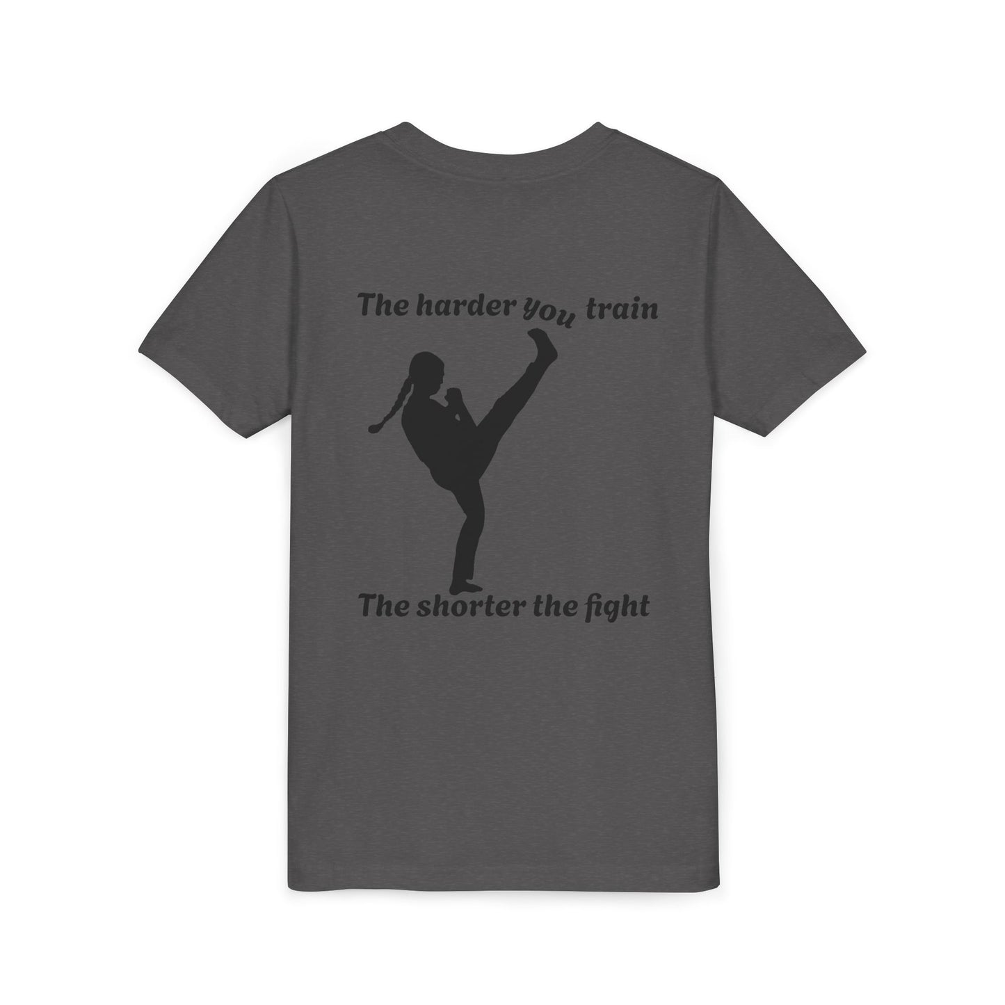 Harder you train girl ninja tshirt