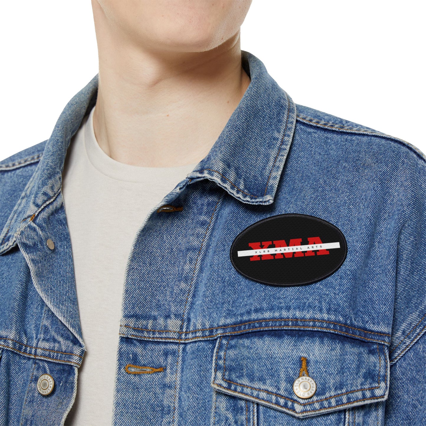 XLR8 Martial Arts Iron-On Patches - Stylish Custom Patch for Martial Arts Enthusiasts