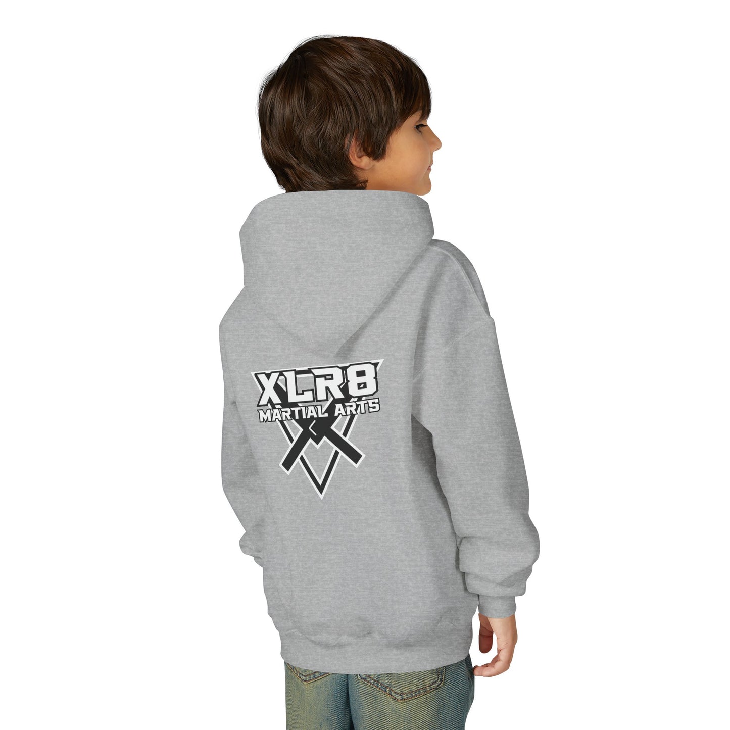 Youth Hoodie – "Don't limit your challenges. Challenge your limits." Martial Arts Motivational Sweatshirt