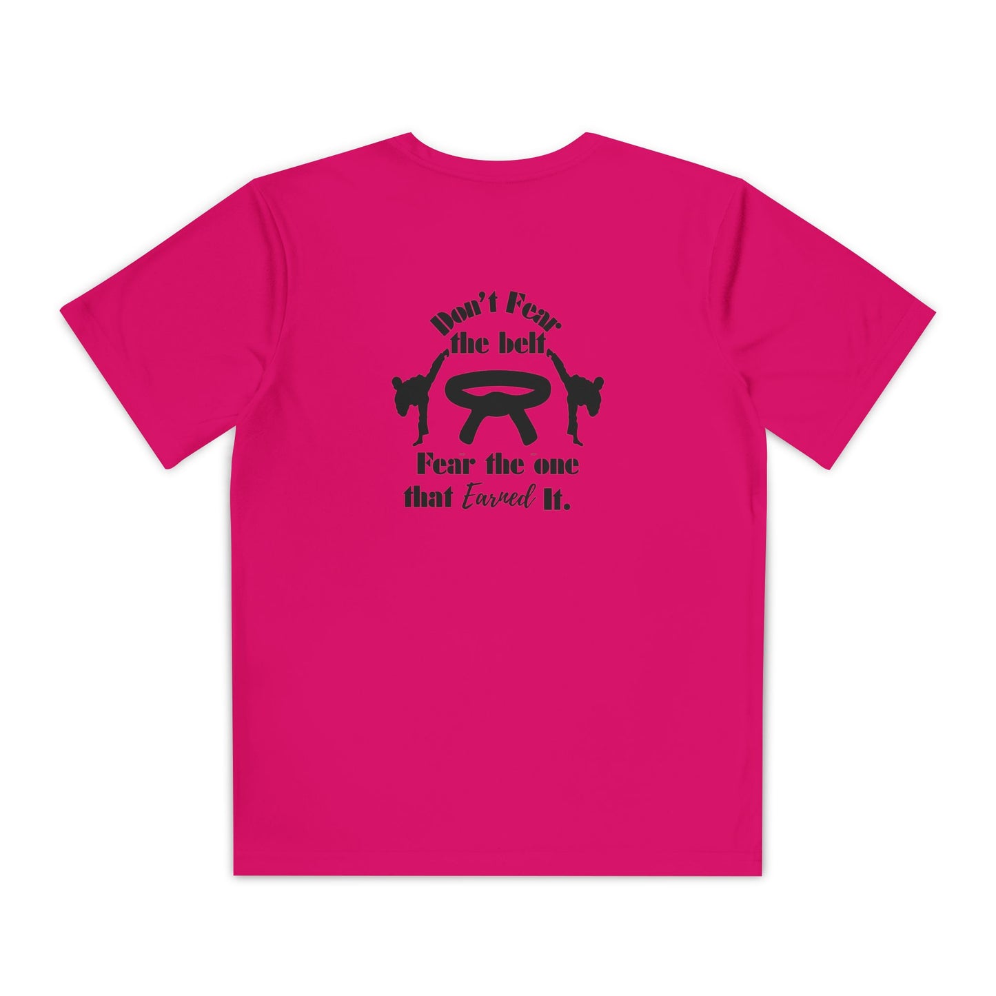 Youth Competitor Tee — "Don’t Fear the Belt" Kids Martial Arts T‑Shirt