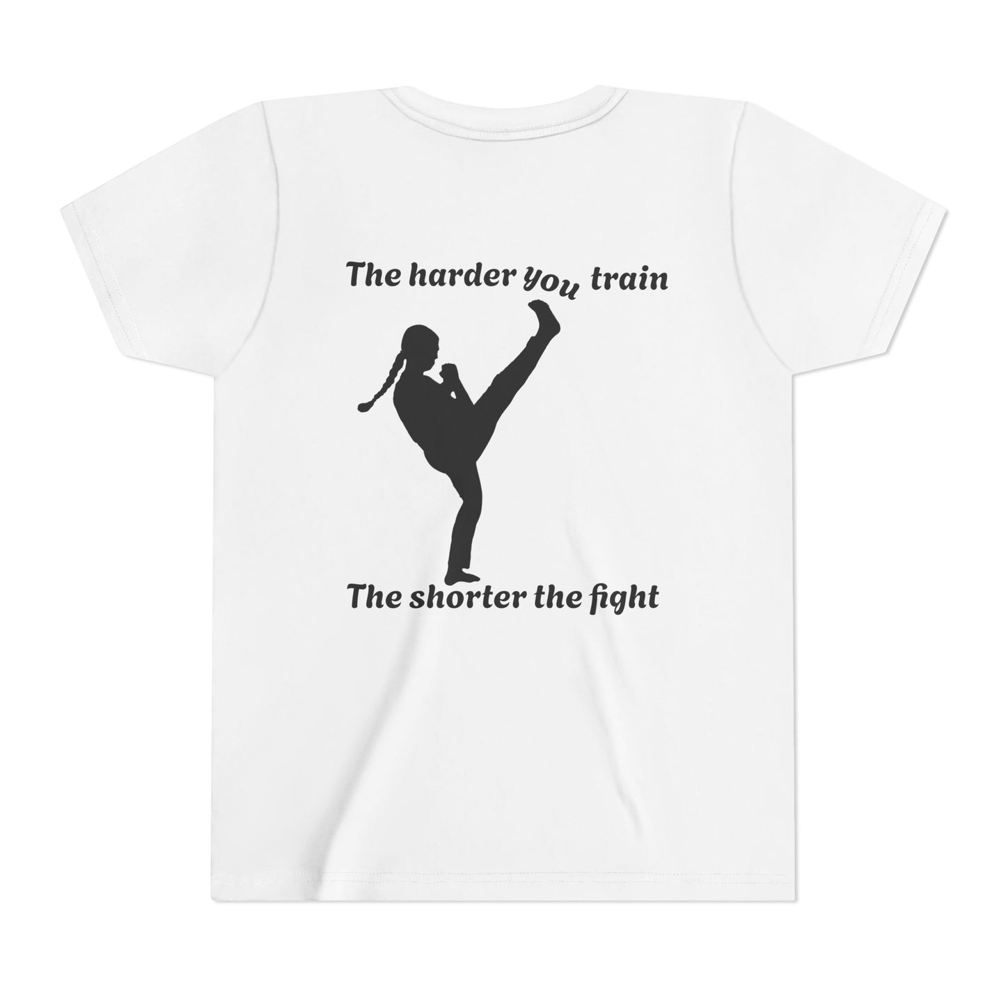 Harder you train girl ninja tshirt