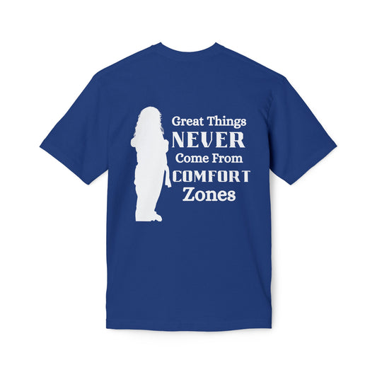 Motivational 'Great Things Never Come From Comfort Zones' T-Shirt- Bre Shirt