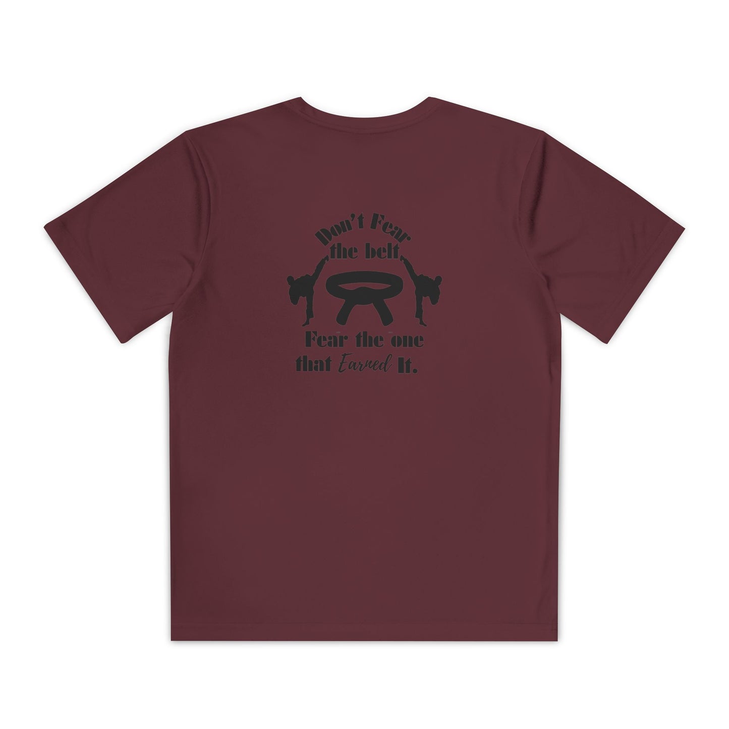 Youth Competitor Tee — "Don’t Fear the Belt" Kids Martial Arts T‑Shirt